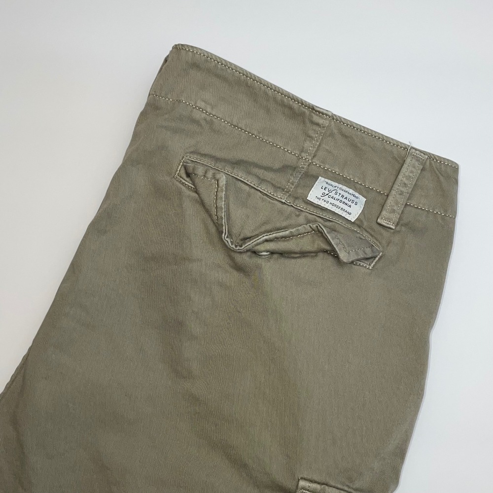 Levis XX Cargo Pants Mens 36x32(30"L) Tapered Taupe Cotton Utility Pockets